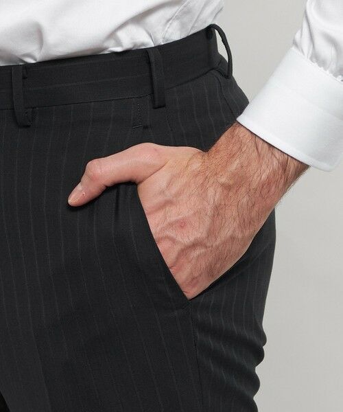 MACKINTOSH LONDON(MENS) / マッキントッシュ ロンドン 　メンズ セットアップ | 【NEW BRIDGE】Super110's コンビネーションストライプ | 詳細14