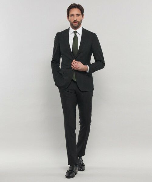 MACKINTOSH LONDON(MENS) / マッキントッシュ ロンドン メンズ セットアップ | 【NEW BRIDGE】Super110's コンビネーションストライプ | 詳細1