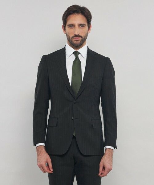 MACKINTOSH LONDON(MENS) / マッキントッシュ ロンドン メンズ セットアップ | 【NEW BRIDGE】Super110's コンビネーションストライプ | 詳細2