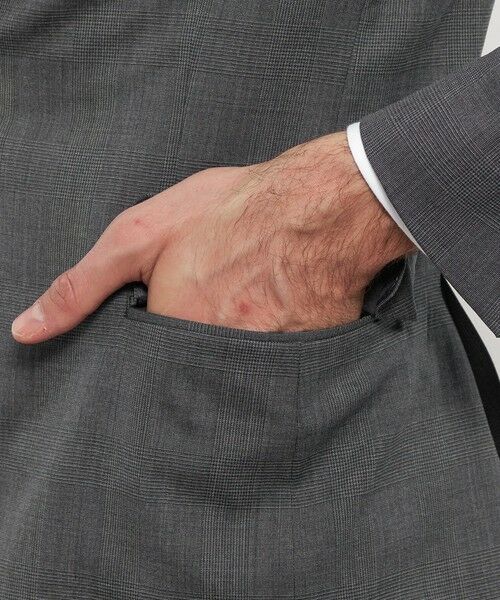 MACKINTOSH LONDON(MENS) / マッキントッシュ ロンドン メンズ セットアップ | 【NEW BRIDGE】Super110's グレンチェックスーツ | 詳細7