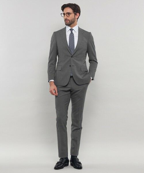 MACKINTOSH LONDON(MENS) / マッキントッシュ ロンドン メンズ セットアップ | 【NEW BRIDGE】Super110's グレンチェックスーツ | 詳細1