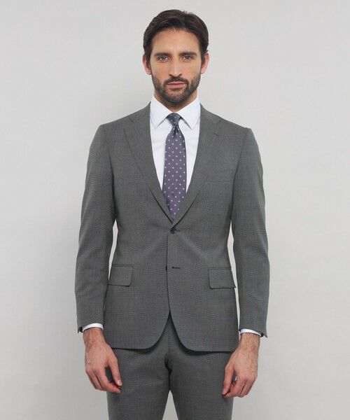 MACKINTOSH LONDON(MENS) / マッキントッシュ ロンドン 　メンズ セットアップ | 【NEW BRIDGE】Super110's グレンチェックスーツ | 詳細2