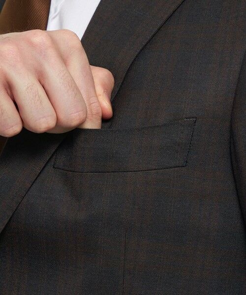 MACKINTOSH LONDON(MENS) / マッキントッシュ ロンドン 　メンズ セットアップ | 【NEW BRIDGE】Super110's コンビネーションチェックスーツ | 詳細6