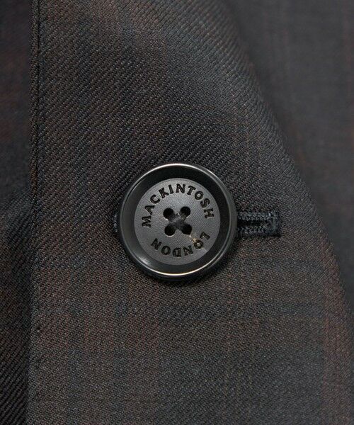 MACKINTOSH LONDON(MENS) / マッキントッシュ ロンドン 　メンズ セットアップ | 【NEW BRIDGE】Super110's コンビネーションチェックスーツ | 詳細9