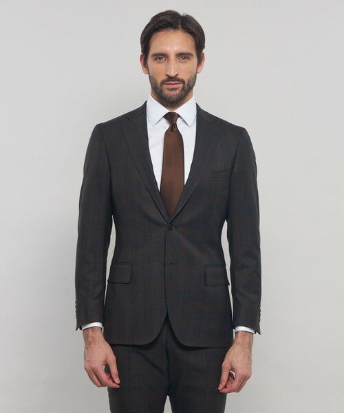 MACKINTOSH LONDON(MENS) / マッキントッシュ ロンドン 　メンズ セットアップ | 【NEW BRIDGE】Super110's コンビネーションチェックスーツ | 詳細2