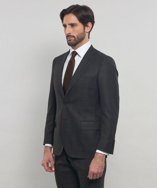 MACKINTOSH LONDON(MENS) / マッキントッシュ ロンドン 　メンズ セットアップ | 【NEW BRIDGE】Super110's コンビネーションチェックスーツ | 詳細3