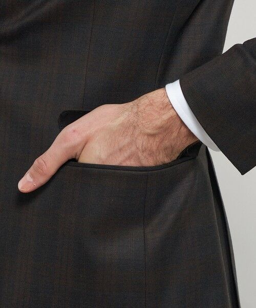 MACKINTOSH LONDON(MENS) / マッキントッシュ ロンドン 　メンズ セットアップ | 【NEW BRIDGE】Super110's コンビネーションチェックスーツ | 詳細7