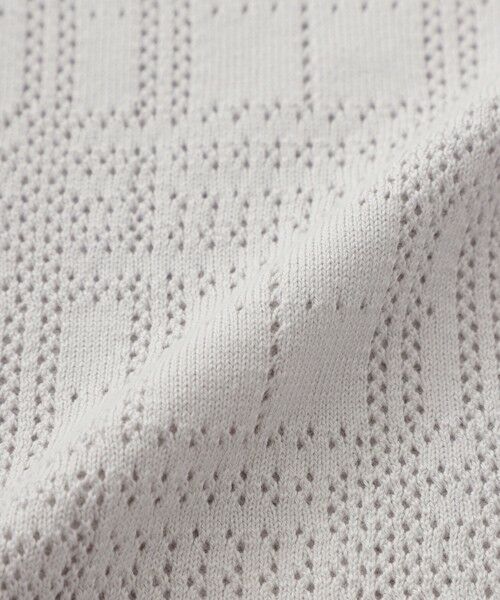 MACKINTOSH LONDON(MENS) / マッキントッシュ ロンドン 　メンズ ニット・セーター | ランダムアイレットニットベスト | 詳細7