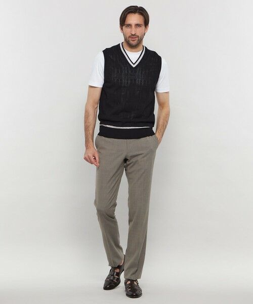 MACKINTOSH LONDON(MENS) / マッキントッシュ ロンドン 　メンズ ニット・セーター | ランダムアイレットニットベスト | 詳細2