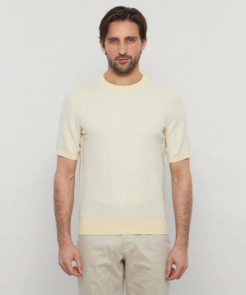 MACKINTOSH LONDON(MENS) / マッキントッシュ ロンドン 　メンズ ニット・セーター | 交編メランジコットンニットT | 詳細6