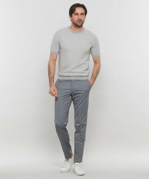 MACKINTOSH LONDON(MENS) / マッキントッシュ ロンドン 　メンズ ニット・セーター | 交編メランジコットンニットT | 詳細1