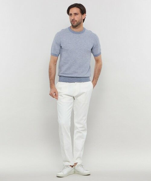 MACKINTOSH LONDON(MENS) / マッキントッシュ ロンドン 　メンズ ニット・セーター | 交編メランジコットンニットT | 詳細2