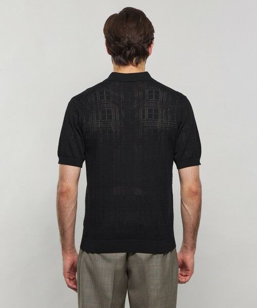 MACKINTOSH LONDON(MENS) / マッキントッシュ ロンドン メンズ ニット・セーター | 【LEON掲載】ランダムアイレットスキッパーニットポロ | 詳細5