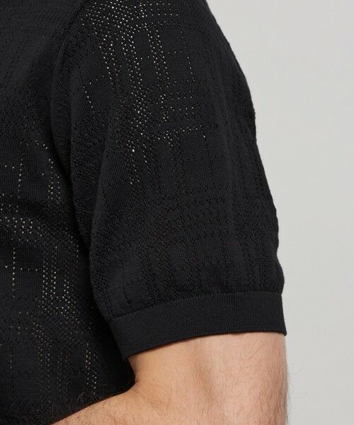 MACKINTOSH LONDON(MENS) / マッキントッシュ ロンドン メンズ ニット・セーター | 【LEON掲載】ランダムアイレットスキッパーニットポロ | 詳細6