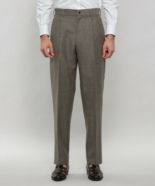 MACKINTOSH LONDON(MENS) / マッキントッシュ ロンドン メンズ その他パンツ | 【DORMEUIL/ドーメル】【SUPER LITE TONIK】1プリーツグレンチェックトラウザーズ | 詳細3