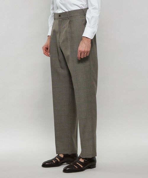 MACKINTOSH LONDON(MENS) / マッキントッシュ ロンドン メンズ その他パンツ | 【DORMEUIL/ドーメル】【SUPER LITE TONIK】1プリーツグレンチェックトラウザーズ | 詳細4