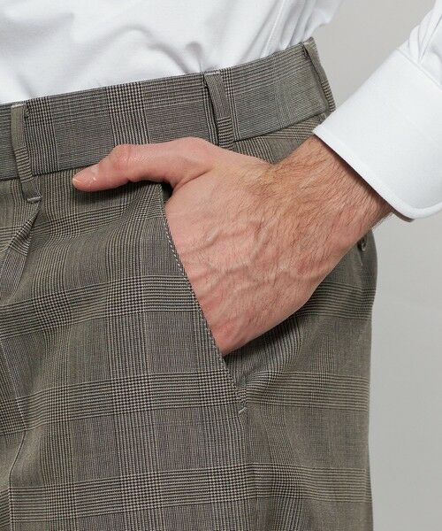 MACKINTOSH LONDON(MENS) / マッキントッシュ ロンドン メンズ その他パンツ | 【DORMEUIL/ドーメル】【SUPER LITE TONIK】1プリーツグレンチェックトラウザーズ | 詳細6