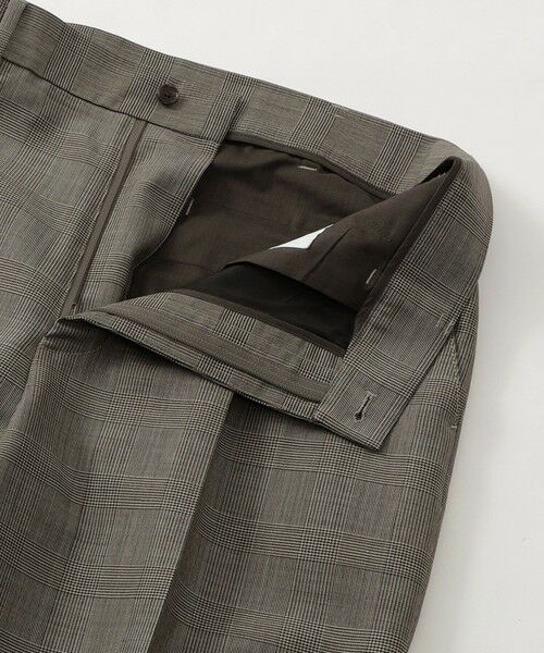 MACKINTOSH LONDON(MENS) / マッキントッシュ ロンドン メンズ その他パンツ | 【DORMEUIL/ドーメル】【SUPER LITE TONIK】1プリーツグレンチェックトラウザーズ | 詳細7