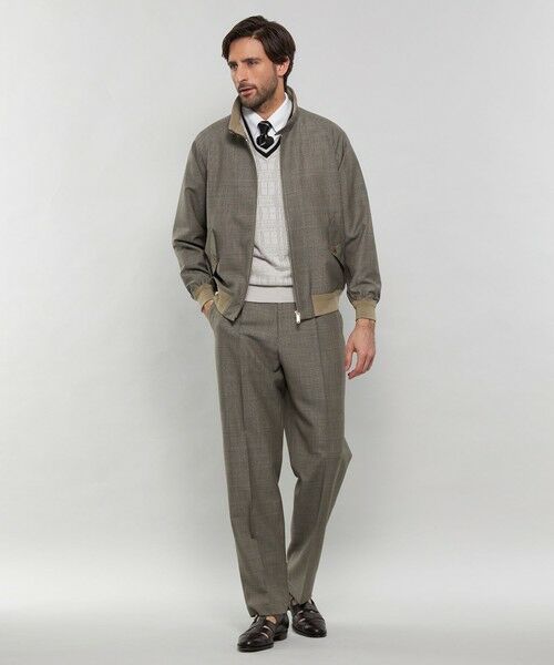 MACKINTOSH LONDON(MENS) / マッキントッシュ ロンドン メンズ その他パンツ | 【DORMEUIL/ドーメル】【SUPER LITE TONIK】1プリーツグレンチェックトラウザーズ | 詳細2