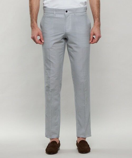 MACKINTOSH LONDON(MENS) / マッキントッシュ ロンドン メンズ その他パンツ | 【LEON掲載】【BREASY JACKET】DOT AIR シアサッカーセットアップパンツ | 詳細3