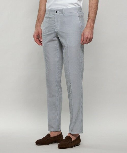 MACKINTOSH LONDON(MENS) / マッキントッシュ ロンドン メンズ その他パンツ | 【LEON掲載】【BREASY JACKET】DOT AIR シアサッカーセットアップパンツ | 詳細4