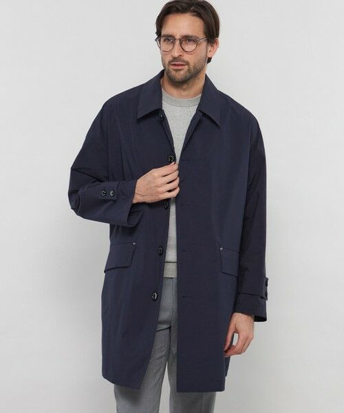MACKINTOSH LONDON(MENS)/マッキントッシュ ロンドン メンズ 【MACKINTOSH】【HUMBIE/ハンビー】高密度撥水ポリエステル ショートコート ネイビー 38 MACKINTOSH LONDON(MENS)/マッキントッシュ ロンドン メンズ 【MACKINTOSH】【HUMBIE/ハンビー】高密度撥水ポリエステル ショートコート ネイビー 38