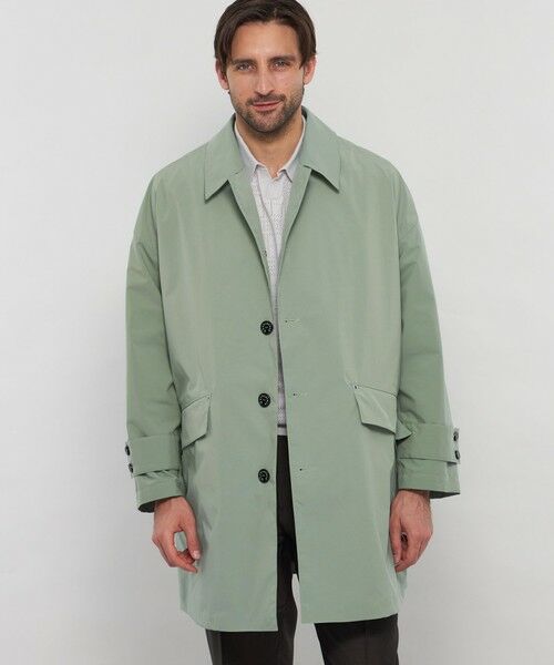 MACKINTOSH LONDON(MENS)/マッキントッシュ ロンドン メンズ 【MACKINTOSH】【HUMBIE/ハンビー】高密度撥水ポリエステル ショートコート グリーン5 40 MACKINTOSH LONDON(MENS)/マッキントッシュ ロンドン メンズ 【MACKINTOSH】【HUMBIE/ハンビー】高密度撥水ポリエステル ショートコート グリーン5 40