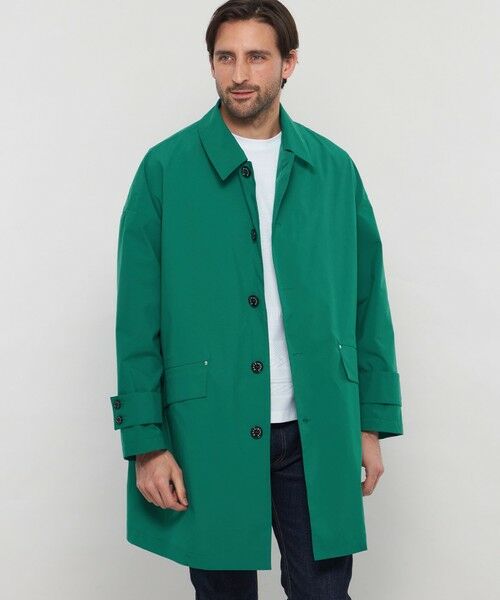 MACKINTOSH LONDON(MENS)/マッキントッシュ ロンドン メンズ 【MACKINTOSH】【HUMBIE/ハンビー】高密度撥水ポリエステル ショートコート グリーン7 40 MACKINTOSH LONDON(MENS)/マッキントッシュ ロンドン メンズ 【MACKINTOSH】【HUMBIE/ハンビー】高密度撥水ポリエステル ショートコート グリーン7 40