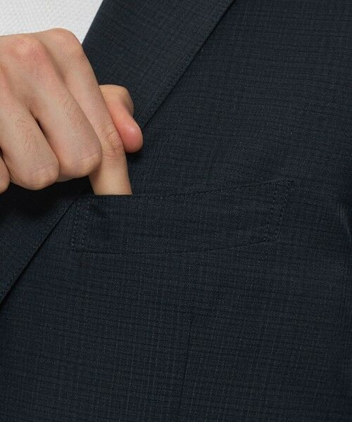 MACKINTOSH LONDON(MENS) / マッキントッシュ ロンドン 　メンズ ノーカラージャケット | 【BREASY JACKET】COOL DOTS セットアップジャケット | 詳細6