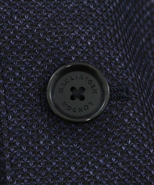 MACKINTOSH LONDON(MENS) / マッキントッシュ ロンドン メンズ ノーカラージャケット | 【WEB・一部店舗限定】【BREASY JACKET】メランジメッシュジャージーセットアップジャケット | 詳細9