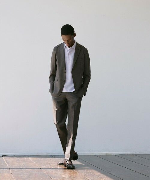 MACKINTOSH LONDON(MENS) / マッキントッシュ ロンドン メンズ ノーカラージャケット | 【LEON掲載】【BREASY JACKET】super light weight セットアップジャケット | 詳細2