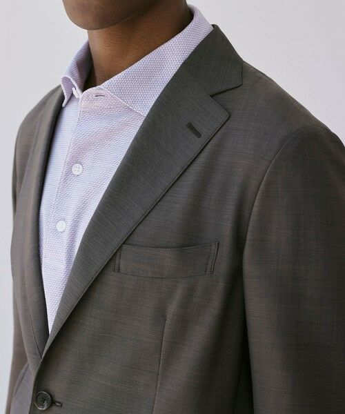 MACKINTOSH LONDON(MENS) / マッキントッシュ ロンドン メンズ ノーカラージャケット | 【LEON掲載】【BREASY JACKET】super light weight セットアップジャケット | 詳細7