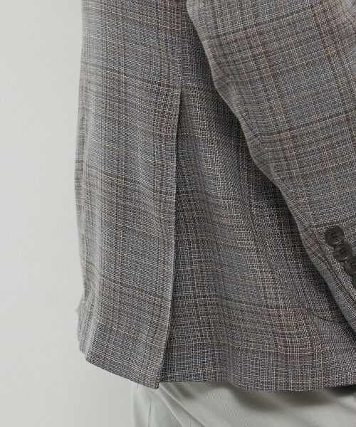 MACKINTOSH LONDON(MENS) / マッキントッシュ ロンドン メンズ ノーカラージャケット | 【BREASY JACKET】ブッチャーリネンチェックジャケット | 詳細9