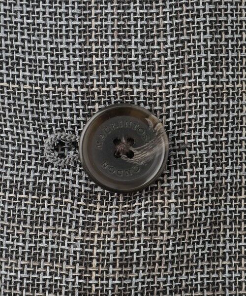 MACKINTOSH LONDON(MENS) / マッキントッシュ ロンドン メンズ ノーカラージャケット | 【BREASY JACKET】ブッチャーリネンチェックジャケット | 詳細10