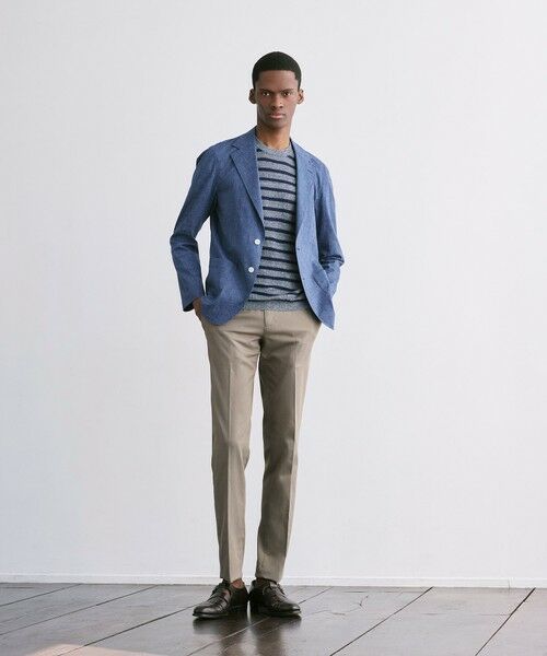 MACKINTOSH LONDON(MENS) / マッキントッシュ ロンドン メンズ ノーカラージャケット | SOLOTEX ストレッチリネンジャケット | 詳細1