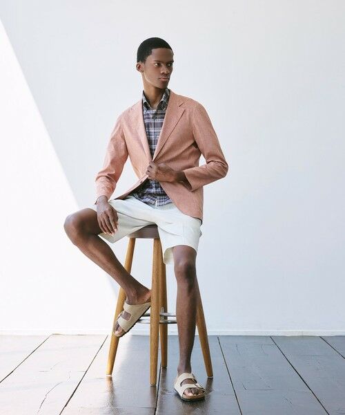 MACKINTOSH LONDON(MENS) / マッキントッシュ ロンドン メンズ ノーカラージャケット | SOLOTEX ストレッチリネンジャケット | 詳細3