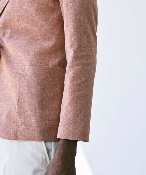 MACKINTOSH LONDON(MENS) / マッキントッシュ ロンドン メンズ ノーカラージャケット | SOLOTEX ストレッチリネンジャケット | 詳細8