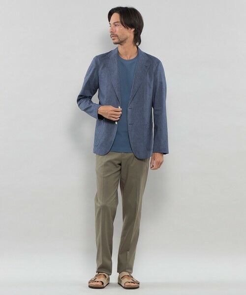 マッキントッシュ ロンドン テーラードジャケット シルク リネン 格子柄 L マッキントッシュ ロンドン テーラードジャケット シルク リネン