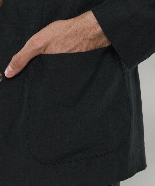 セール】 【LEON掲載】ハイカウントリネン6Bダブルジャケット