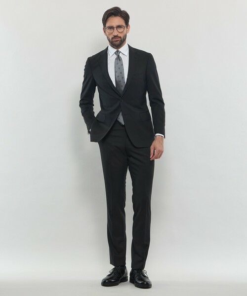 MACKINTOSH LONDON(MENS) / マッキントッシュ ロンドン 　メンズ セットアップ | 【WEB・一部店舗限定】【NEW BRIDGE】Super100's ツイルスーツ | 詳細1