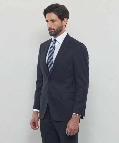 MACKINTOSH LONDON(MENS) / マッキントッシュ ロンドン 　メンズ セットアップ | 【WEB・一部店舗限定】【NEW BRIDGE】Super100's ピンヘッドスーツ | 詳細3