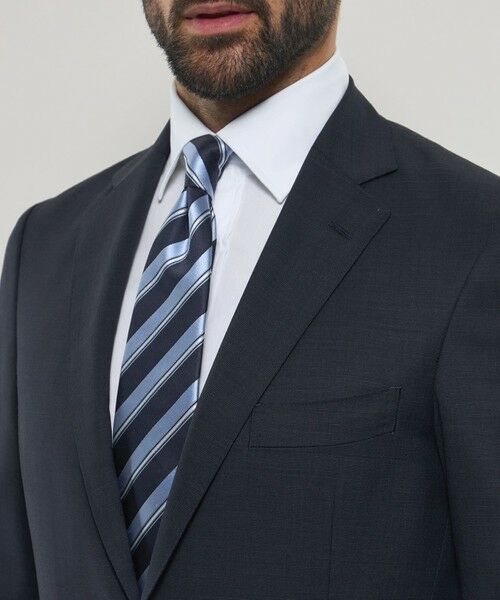 MACKINTOSH LONDON(MENS) / マッキントッシュ ロンドン 　メンズ セットアップ | 【WEB・一部店舗限定】【NEW BRIDGE】Super100's ピンヘッドスーツ | 詳細5