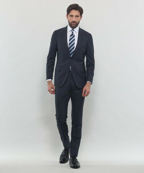 MACKINTOSH LONDON(MENS) / マッキントッシュ ロンドン 　メンズ セットアップ | 【WEB・一部店舗限定】【NEW BRIDGE】Super100's ピンヘッドスーツ | 詳細1