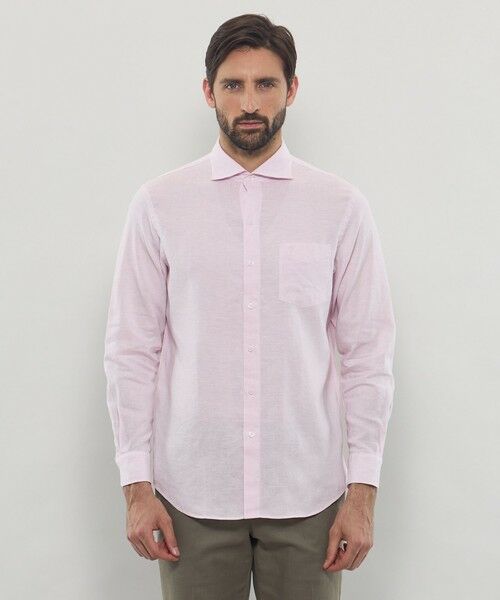 MACKINTOSH LONDON(MENS) / マッキントッシュ ロンドン メンズ シャツ・ブラウス | 【LEON掲載】ストレッチリネンワイドカラーシャツ | 詳細6