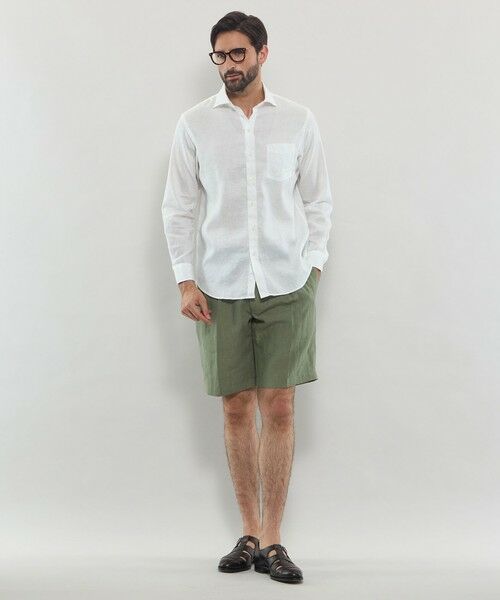 MACKINTOSH LONDON(MENS) / マッキントッシュ ロンドン メンズ シャツ・ブラウス | 【LEON掲載】ストレッチリネンワイドカラーシャツ | 詳細1