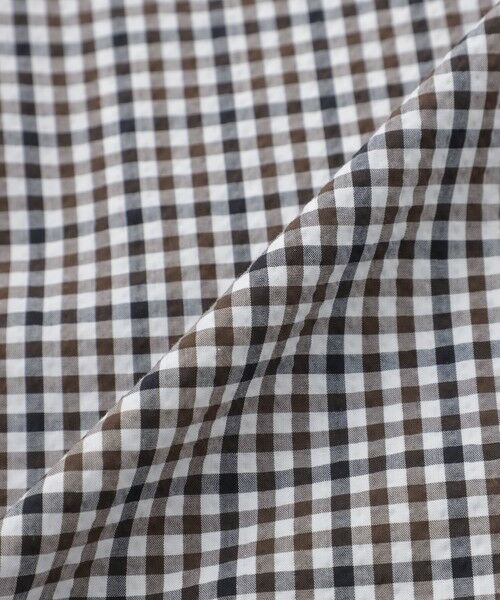 MACKINTOSH LONDON(MENS) / マッキントッシュ ロンドン 　メンズ シャツ・ブラウス | シアサッカーギンガム 半袖ボタンダウンシャツ | 詳細13