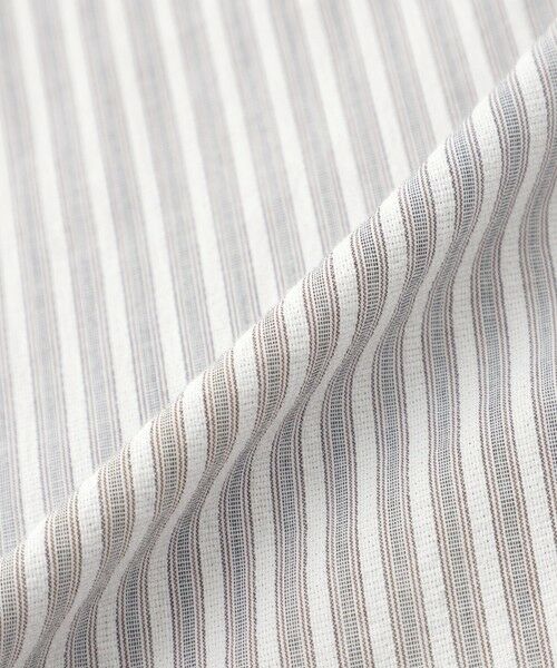 MACKINTOSH LONDON(MENS) / マッキントッシュ ロンドン メンズ シャツ・ブラウス | パナマサッカーストライプ 半袖ワイドカラーシャツ | 詳細10