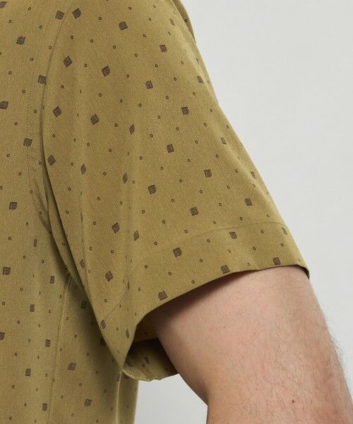 MACKINTOSH LONDON(MENS) / マッキントッシュ ロンドン 　メンズ シャツ・ブラウス | 【LEON掲載】小紋プリントオープンカラーシャツ | 詳細7