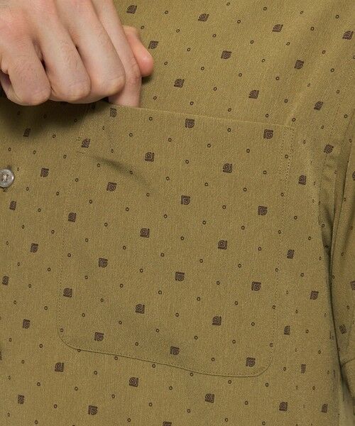MACKINTOSH LONDON(MENS) / マッキントッシュ ロンドン 　メンズ シャツ・ブラウス | 【LEON掲載】小紋プリントオープンカラーシャツ | 詳細9
