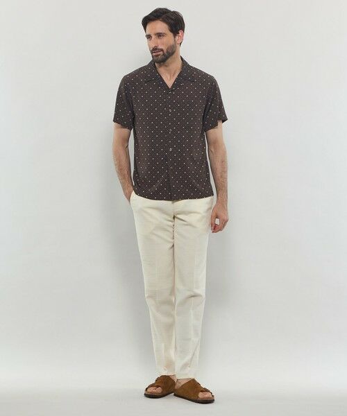 MACKINTOSH LONDON(MENS) / マッキントッシュ ロンドン 　メンズ シャツ・ブラウス | 【LEON掲載】小紋プリントオープンカラーシャツ | 詳細2